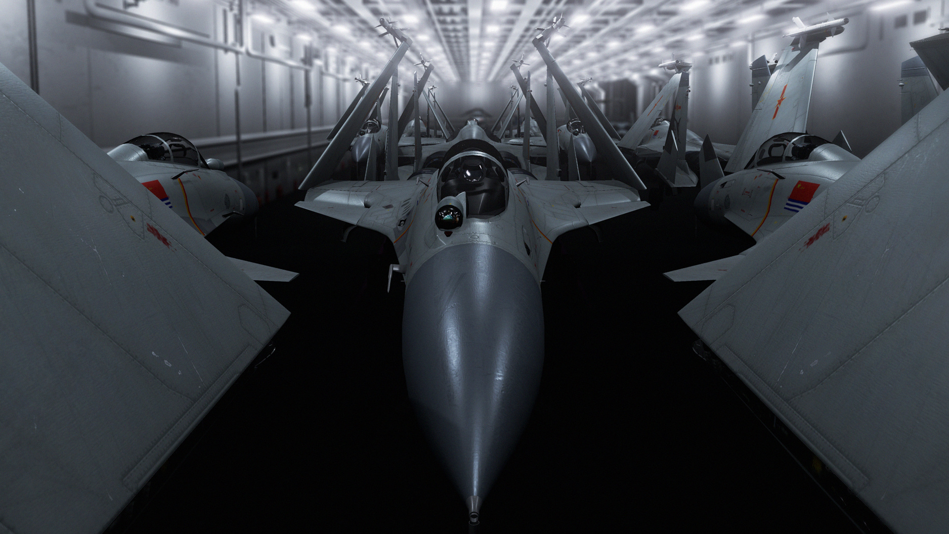 中国水泥航母平台上，出现隐身舰载战斗机模型，意味着什么？